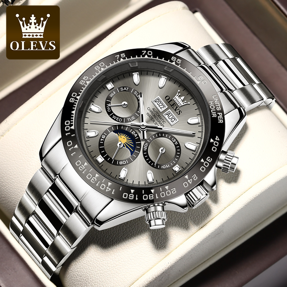Cartier Watch Tank - OLEVS 6654 럭셔리 남성용 시계 크로노