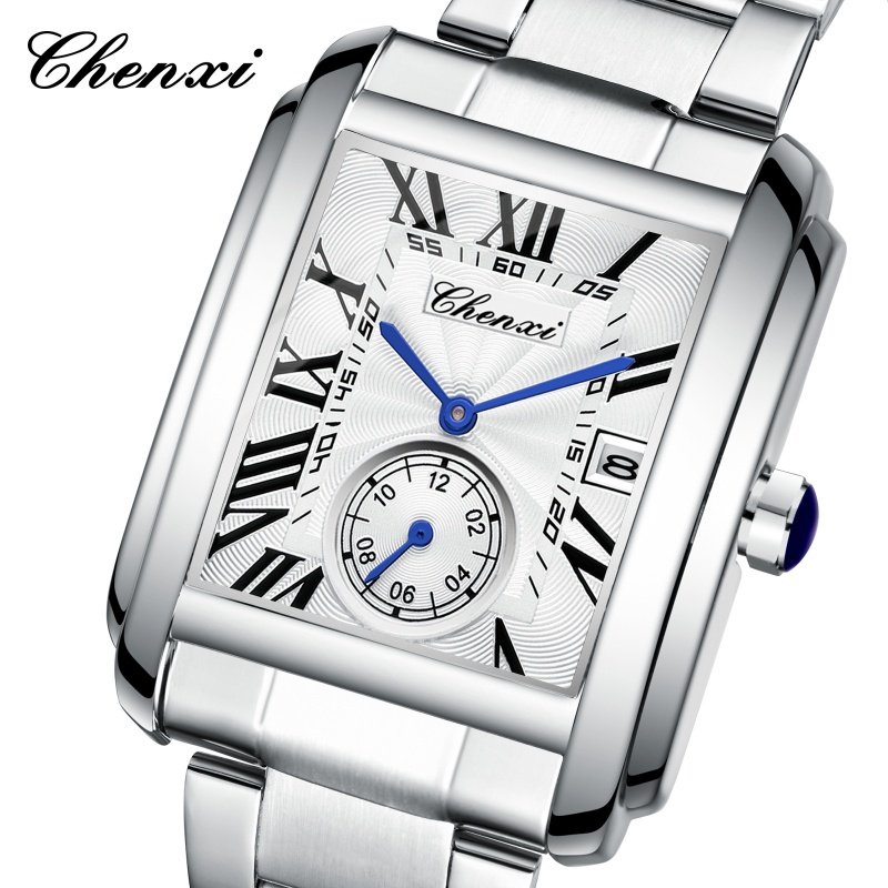 CHENXI 8216 쿼츠 시계 패션 심플 비즈니스 심 - Cartier Watch Santos 리뷰 및 가격