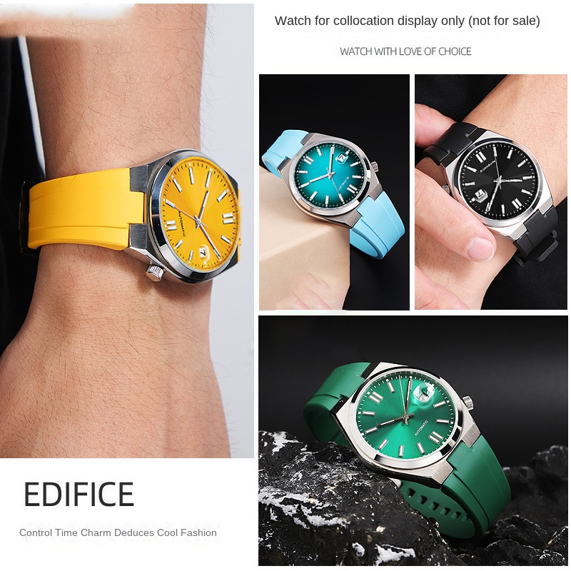 9x26mm FKM 플루오로 고무 스트랩 볼록형 퀵 릴 - Citizen Watch Tsuyosa 리뷰 및 가격