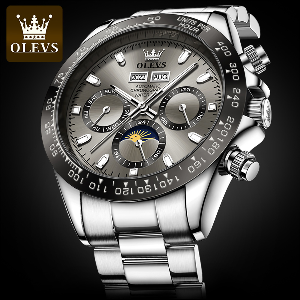 OLEVS 6654 럭셔리 남성용 시계 크로노 그래프  - Cartier Watch Tank 리뷰 및 가격