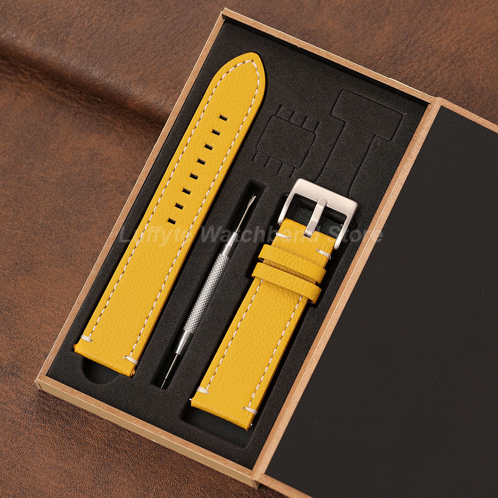 양면 리치 텍스처 스트랩 18 20 22 24mm 퀵  - Leather Strap Quick Release 리뷰 및 가격